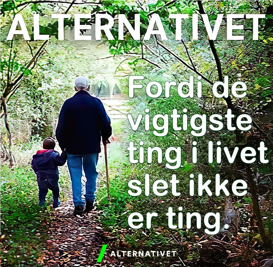 De vigtigste ting er ikke ting (14x13.74)