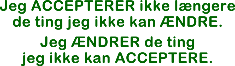 Jeg accepterer ikke længere